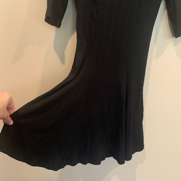 Free People Jolene Ribbed Fit and Flare Mini Dress - Picture 7 of 9